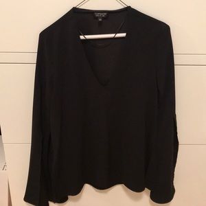 Black Top Shop Blouse